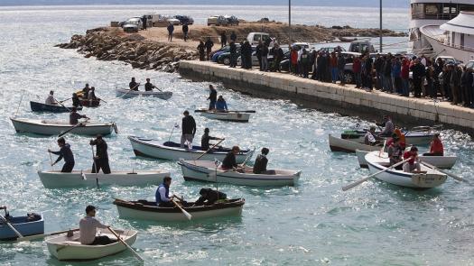 Соревнования по гребле на лодках в сплитском регионе