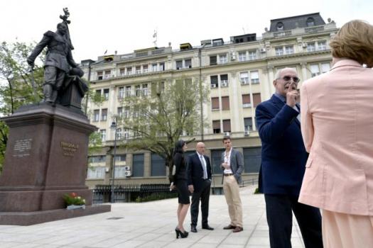 Никита Михалков в Белграде