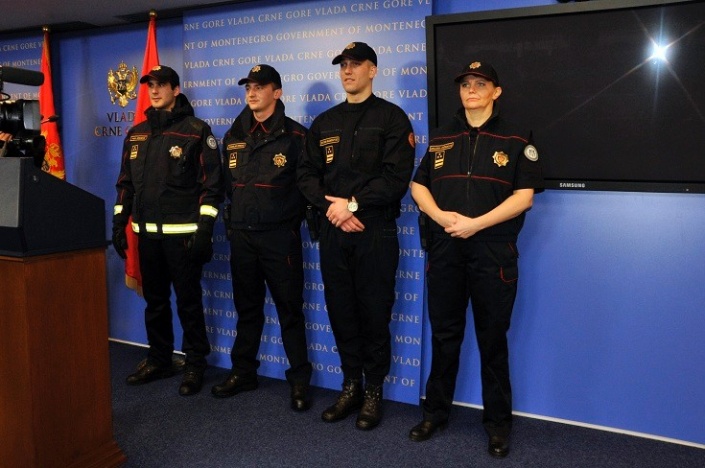 Новая форма сотрудников полиции в Черногории. Фото: Gov.me