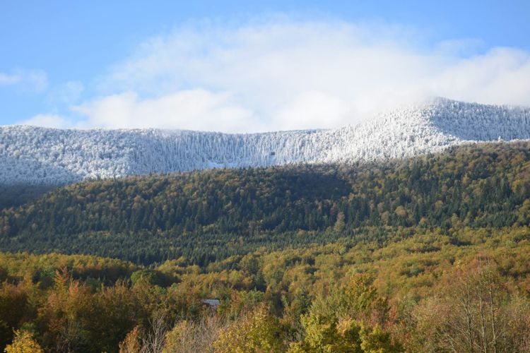 Первый снег в национальном парке «Северный Велебит»