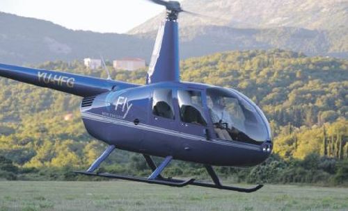 Туристам в Черногории предложат новый вид транспорта - вертолеты Вертолет Robinson R44. Фото: Vijesti.me, Slavica Kosić