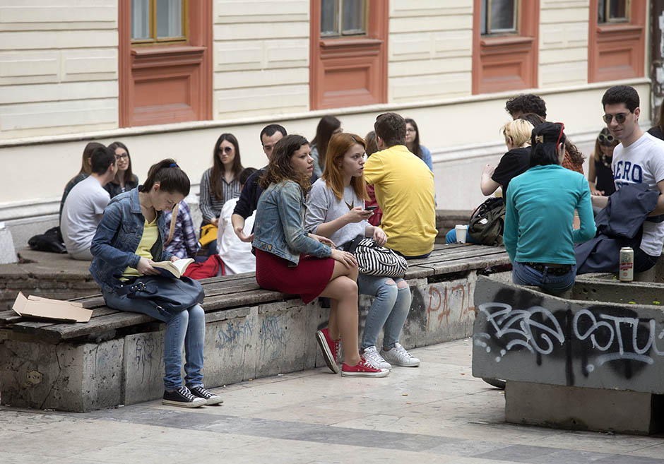 Белград в начале апреля 2016 г. 