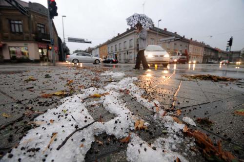 Непогода в хорватском Карловаце