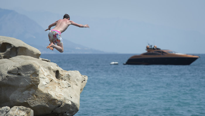 Июльский день на пляжах Сплита