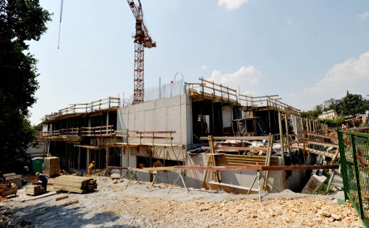 Строительство комплекса в районе Донья-Вежица в Риеке. Фото: D. Škomrlj