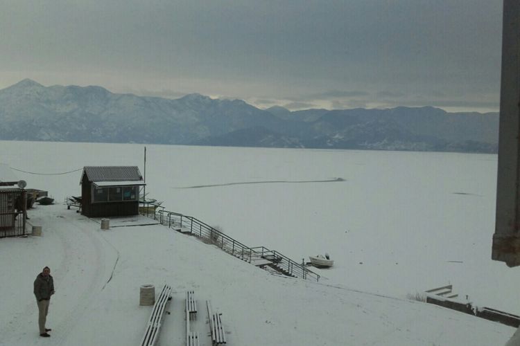 Скадарское озеро в январе 2017 г. Фото: Vijesti