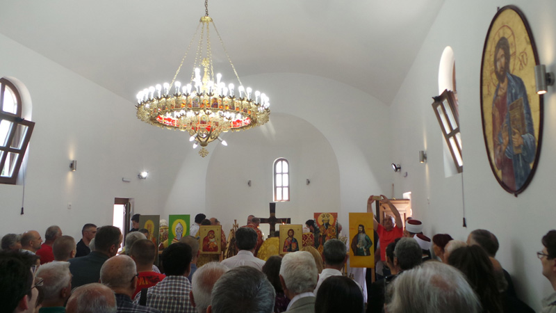 Освящение церкви Св. Преподобного Ивана Црноевича в Цетине