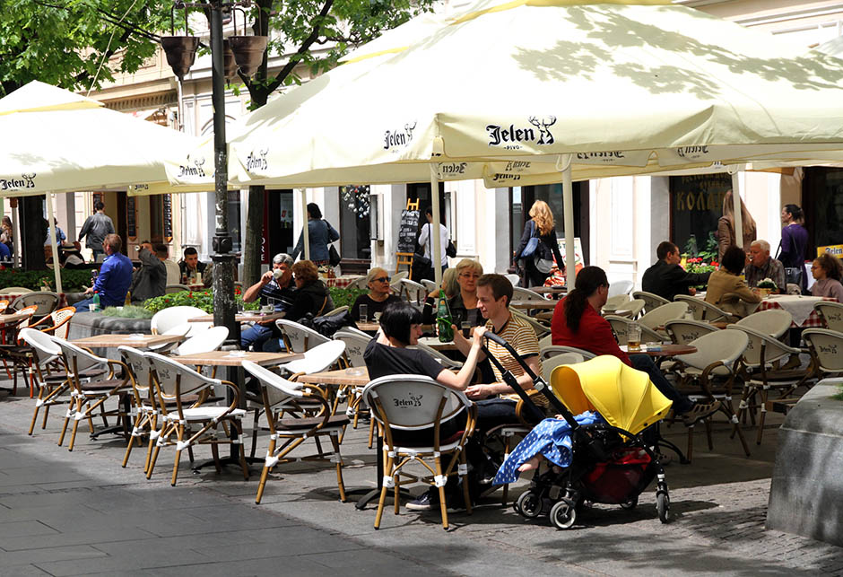 Улица Князя Михаила в Белграде в мае 2016 г. 