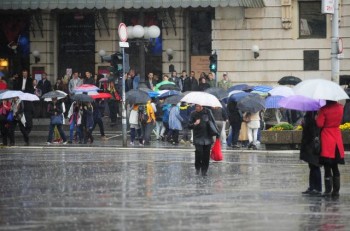 Весенний ливень в Белграде