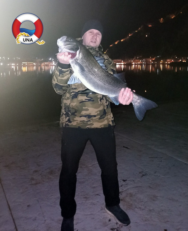 «Улов месяца» в  феврале - морской окунь весом 7,2кг. Фото: Bokanes.me