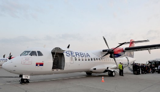 Самолет ATR 72. Фото: Novosti.rs