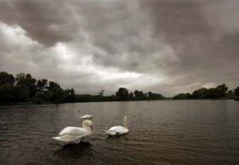 Пасмурный день в сербском Нови-Саде