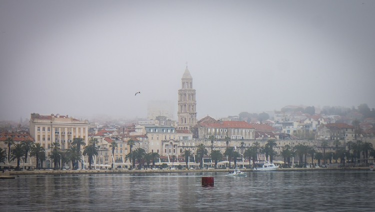 Туманный Сплит в апреле 2016 г. 