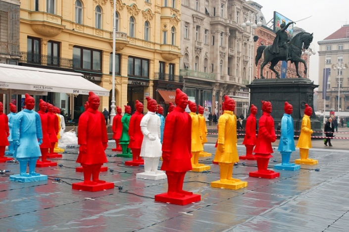 Терракотовые воины в хорватской столице