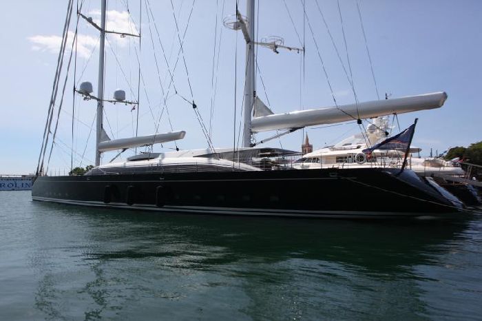 Яхта медиамагната Руперта Мёрдока на курорте Задар в Хорватии