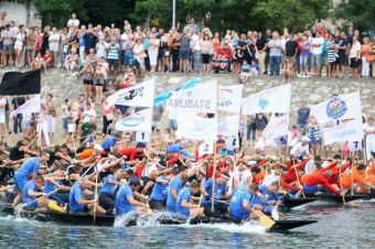 16-ый марафон по гребле на лодках в Хорватии