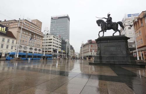 Дождливая погода в Загребе