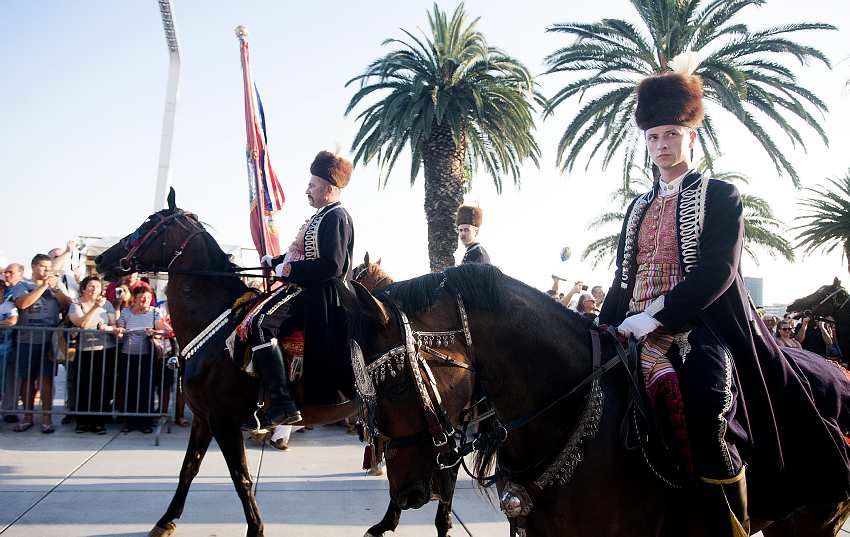 Конный праздник "Синьска алка" в Сплите