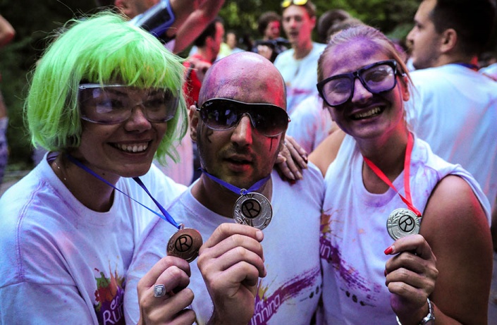 Цветная гонка в Белграде