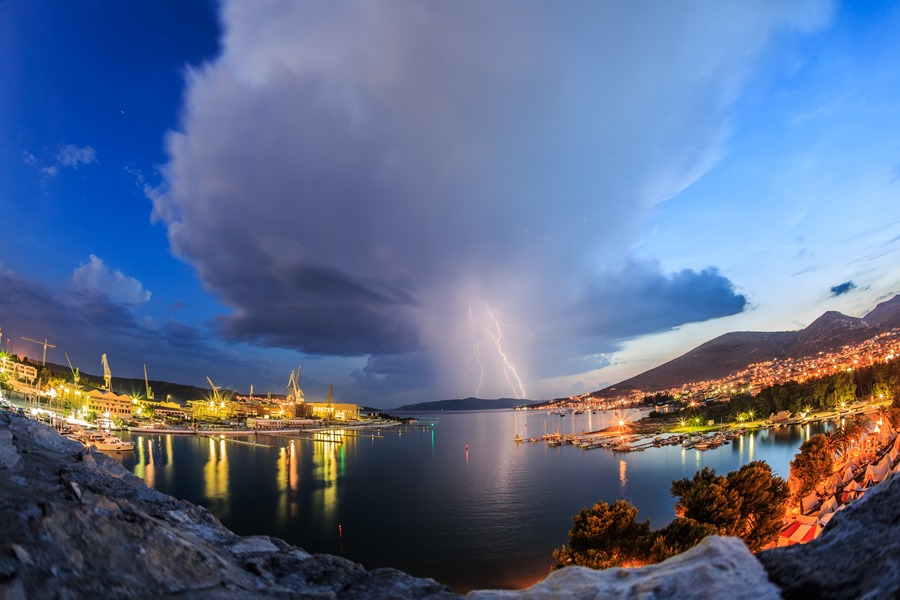 Гроза в Трогире