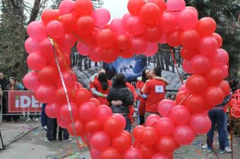 Конкурс на самый долгий поцелуй в сербской Врнячка-Бане