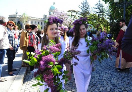 День сирени в Белграде