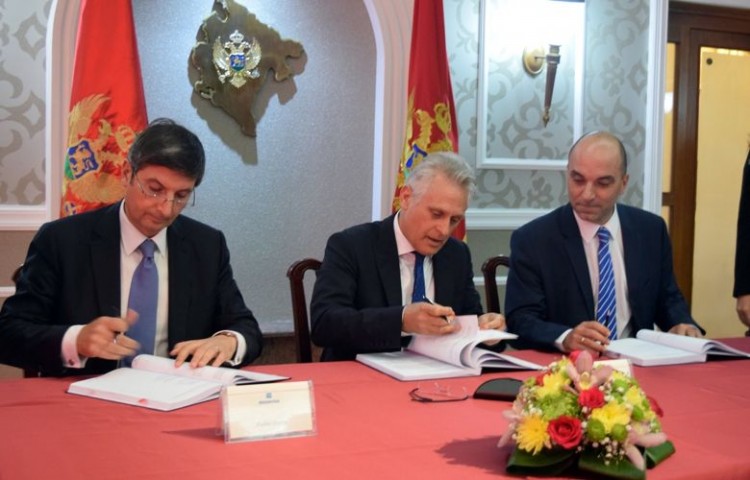 Подписание концессионного соглашения между «Новатэком», Eni и Минэкономики Черногории. Фото: Vijesti, Boris Pejović