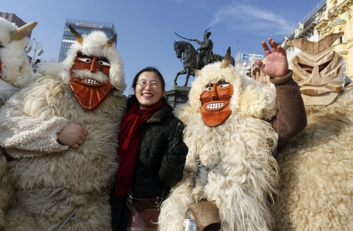 Январские маскарады в Хорватии