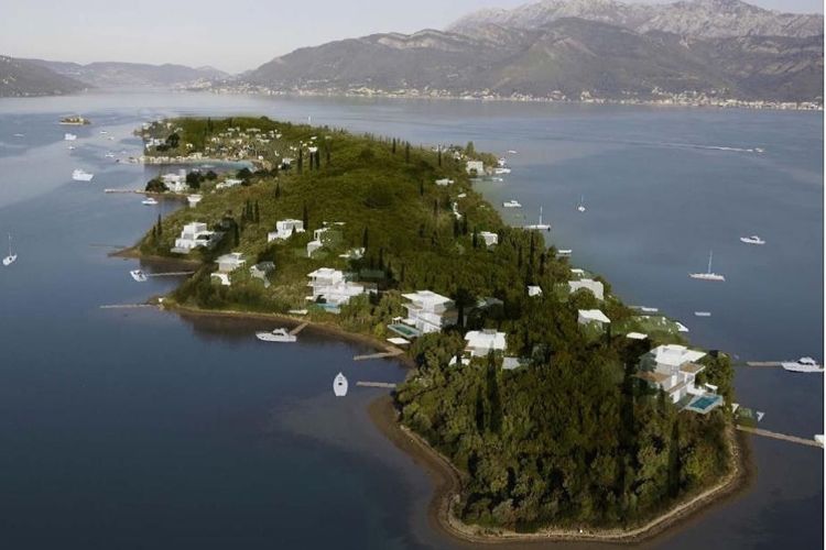 Проект строительства туристическо-жилого комплекса на острове Свети-Марко. Фото: Investment locations