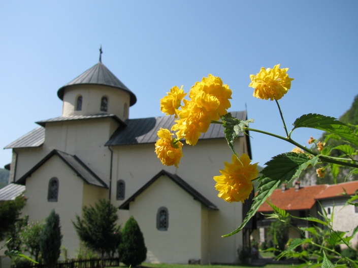 Монастырь Морача на севере Черногории. Фото: А.Новикова, BalkanPro.ru