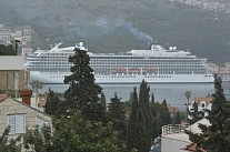 Круизный лайнер Viking Star в Дубровнике. Фото: Dulist.hr
