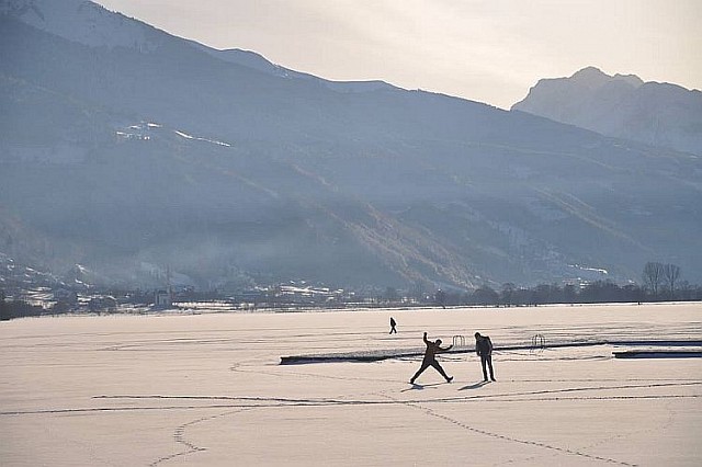 Плавское озеро в Черногории в январе 2017 года. Фото: Cdm.me