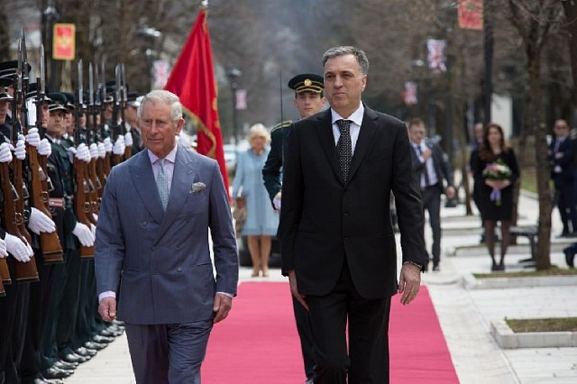 Принц Чарльз с президентом Черногории Филипом Вуяновичем. Фото: Cdm.me