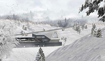 Проект зимнего центра на горе Хайла. Иллюстрация: Cdm.me