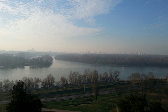 Вид с крепости Калемегдан в Белграде. Фото: BalkanPro.ru