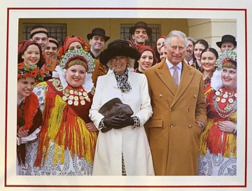 Хорватские музыканты попали на открытку наследника британского престола
