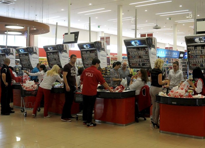Супермаркет в Черногории. Фото: Facebook, VOLI
