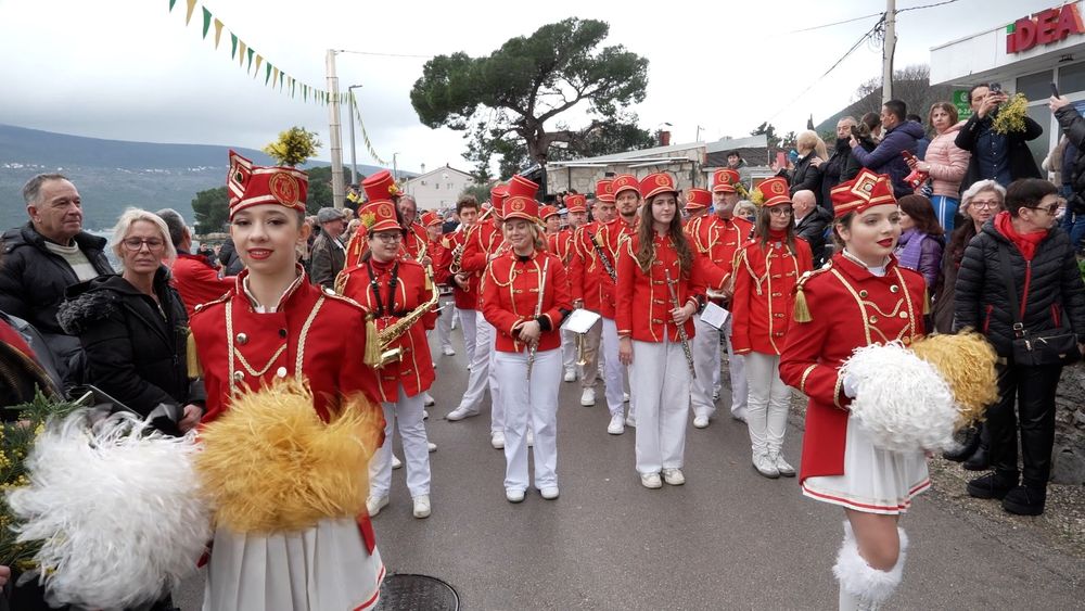 Открытие 57-го Праздника мимозы в Херцег-Нови