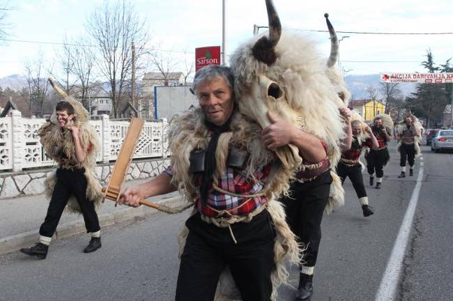 Начало карнавального периода в хорватской Риеке