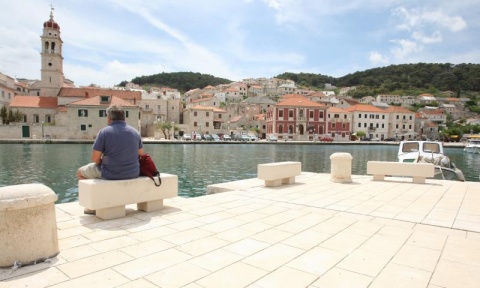 Поселок Пучишча на хорватском острове Брач