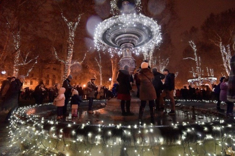 Открытие новогодней программы 2016-2017 гг. в Загребе