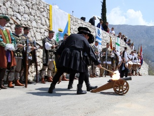 Открытие крепости Сокол в хорватском Конавле