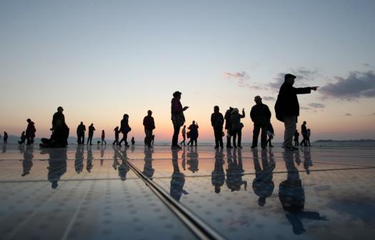 Закат в Задаре