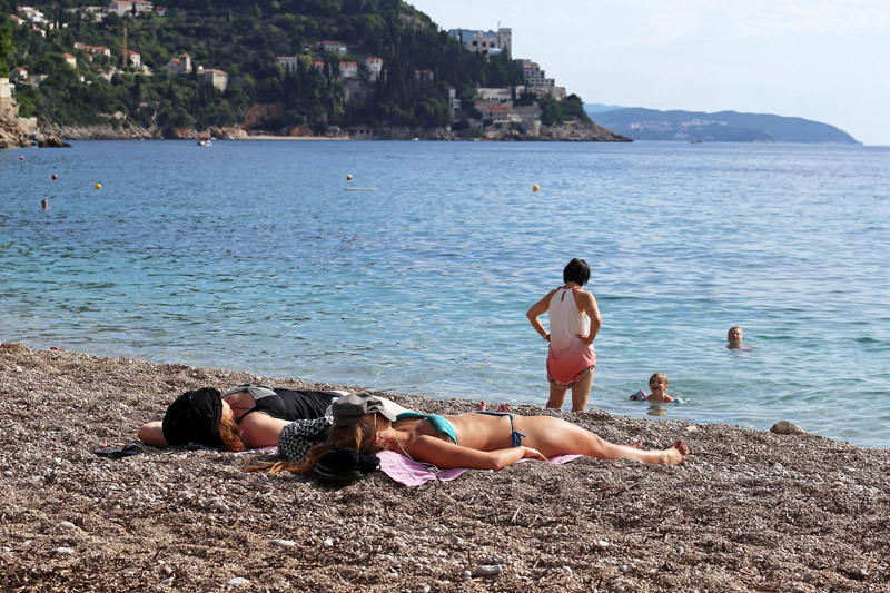 Бархатный сезон в Дубровнике - температура воды и моря одинаковая