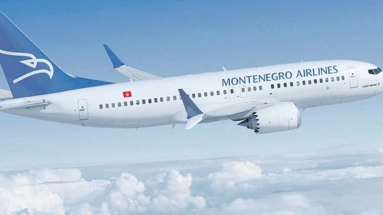 Самолет авиакомпании Montenegro Airlines. Фото: RtvBudva.me