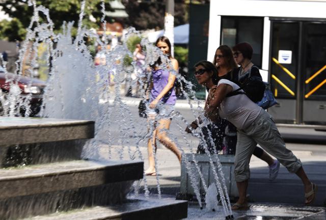 Солнечный день в сербском Нови-Саде
