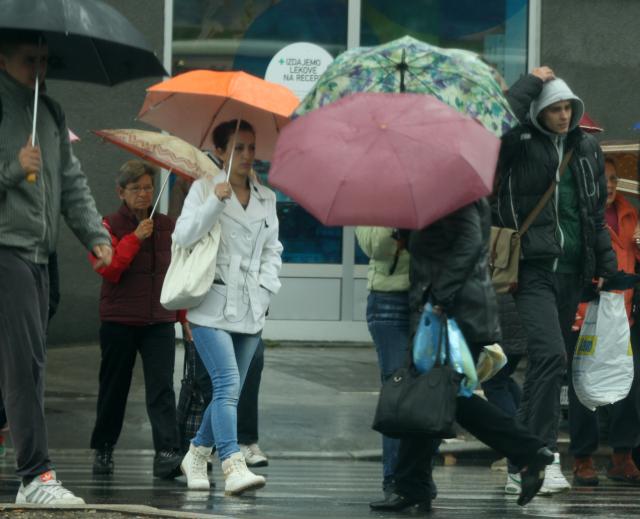 Нови-Сад в дождливую погоду