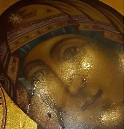 Список иконы Пресвятой Девы Марии в храме Святого Йована Владимира в Баре. Фото: Novosti.rs