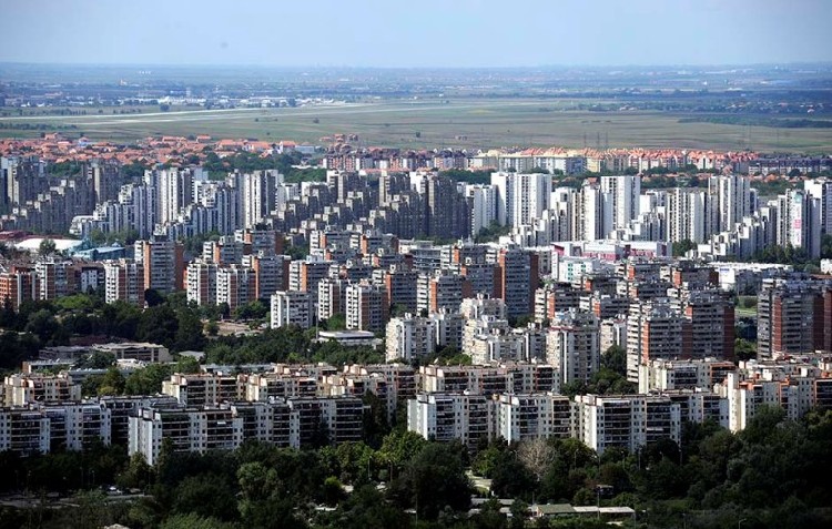 Жилые кварталы в районе Новый Белград