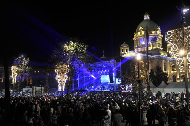 Встреча нового 2016 года в Белграде